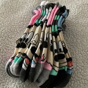 Disney Mickey Mouse ankle socks 6 pairs